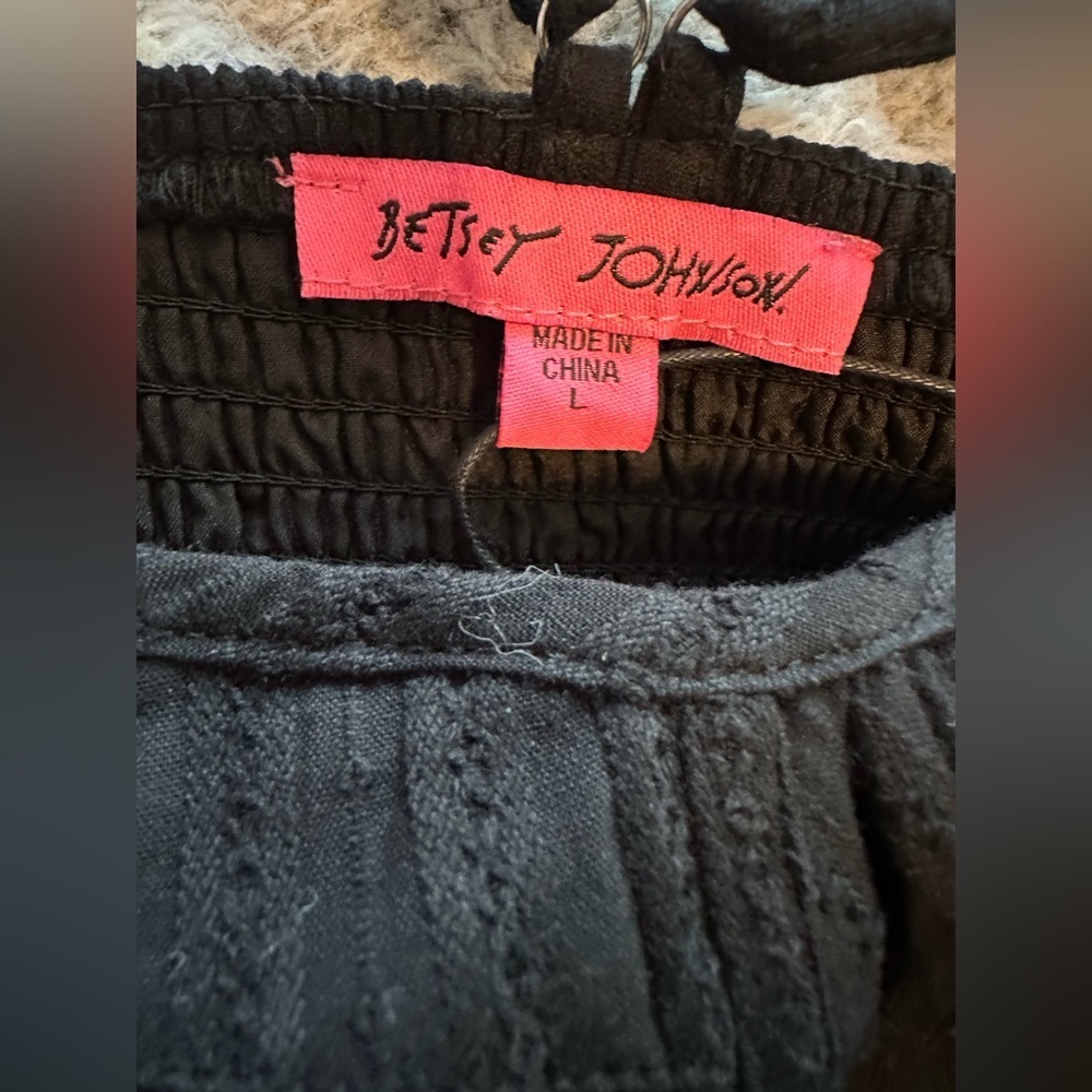 Betsey Johnson Black Knit‎ Top - Picture 5 of 6